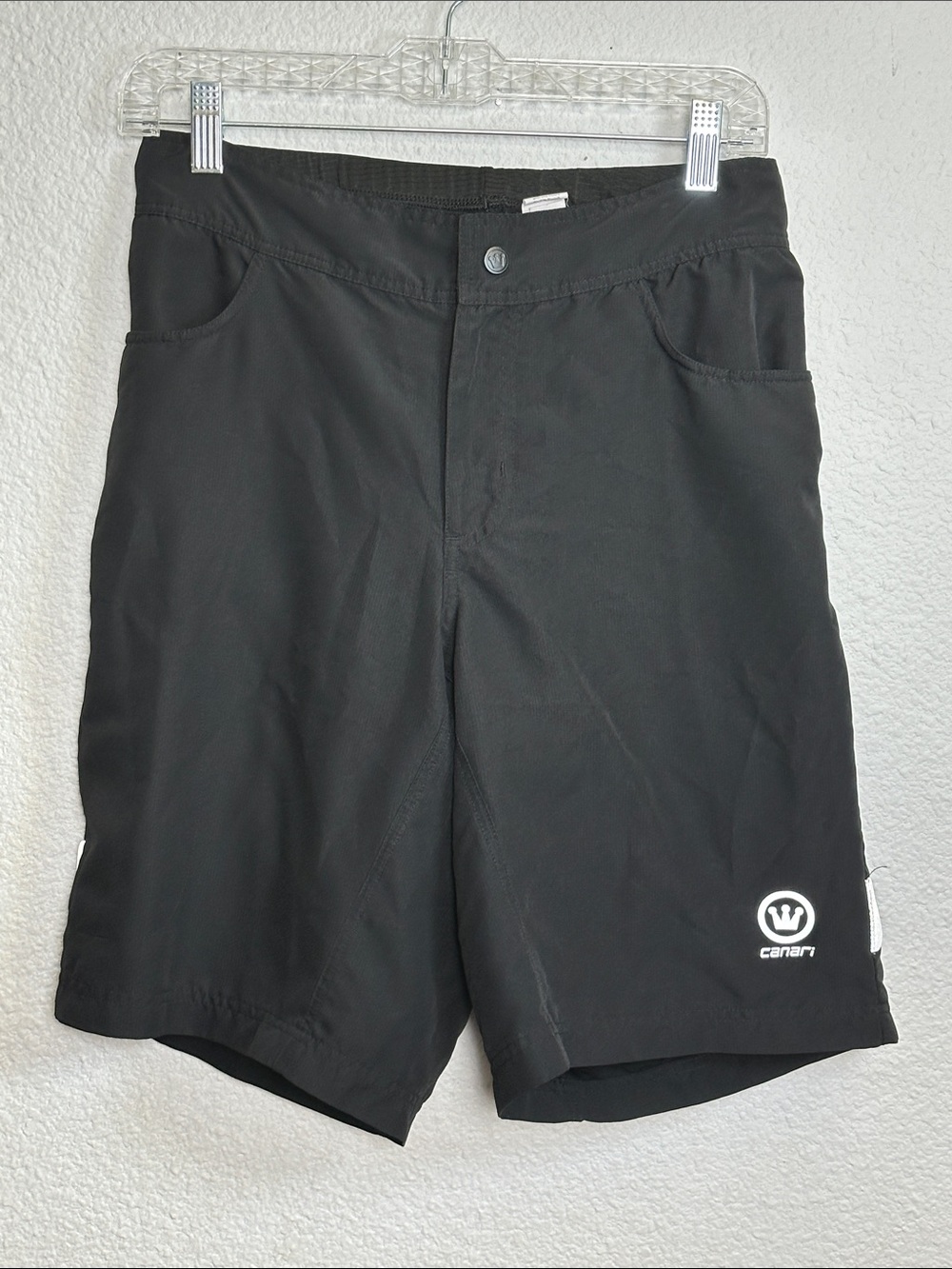 Canari Cycling Bike‎ Shorts Black Lined Padded Men’s Medium Outdoors